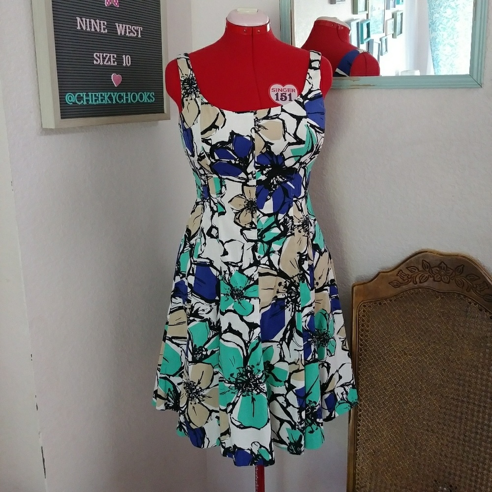 FINAL PRICE·LAST DAY Nine West fit flare dress